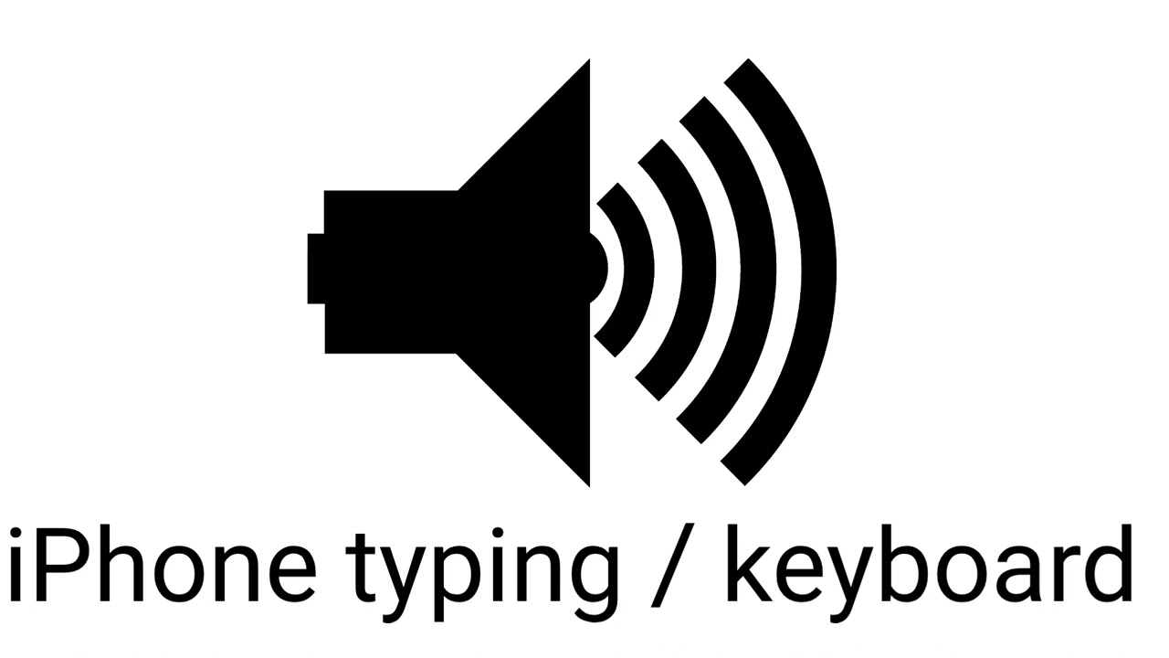 iPhone typing, keyboard, texting / messaging sound effect (royalty free)