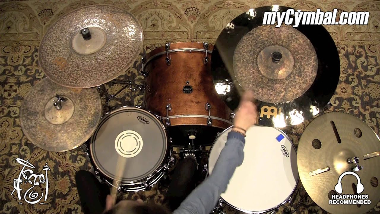 Meinl 22" Byzance Extra Dry Dual Crash Ride Cymbal - Anika Nilles - 2294g (B22DUCR-1111615V)
