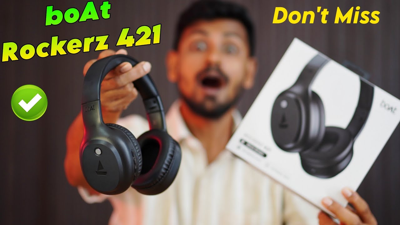 boAt Rockerz 421 🔥 At Just @999 ⚡ Best Headphones Under 1000 🔥🎧