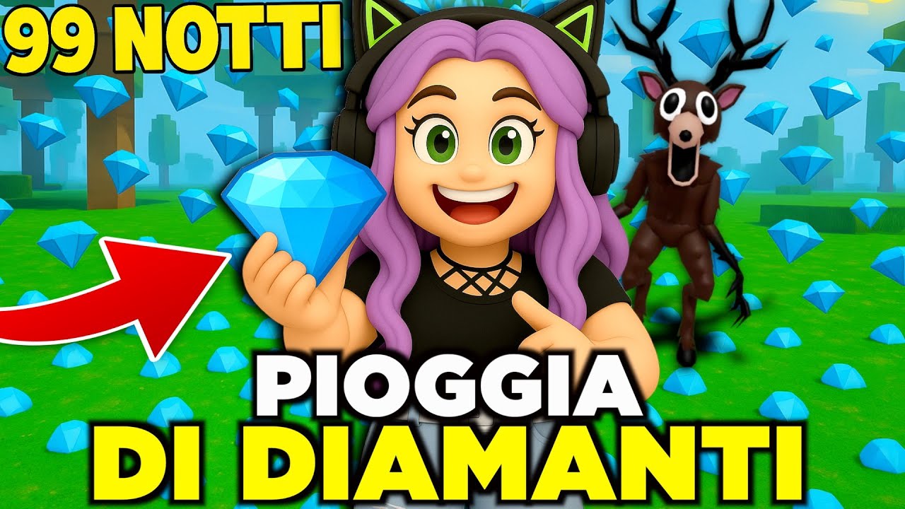 Provo i TRUCCHI VIRALI per avere tante GEMME su 99 NOTTI nella FORESTA di Roblox 💎