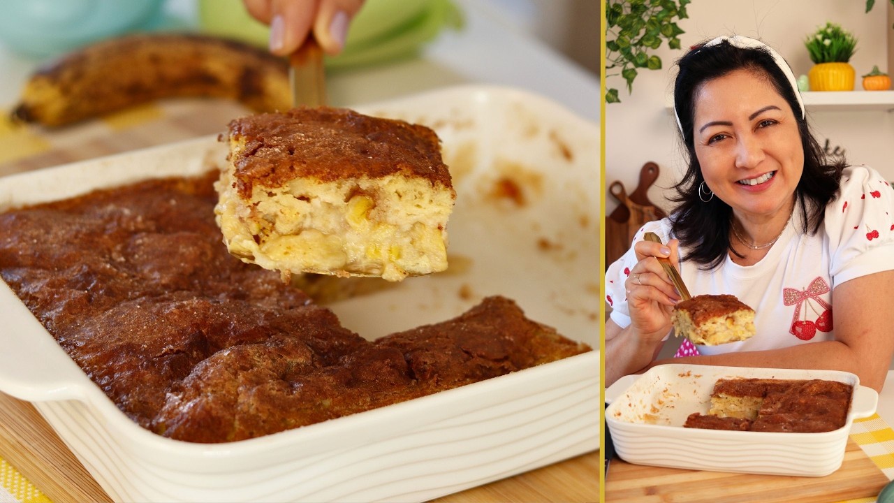 ESSA TORTA DE BANANA SALVOU MEU CAFÉ DA TARDE! SIMPLES DE FAZER E MUITO GOSTOSA - Dika da Naka