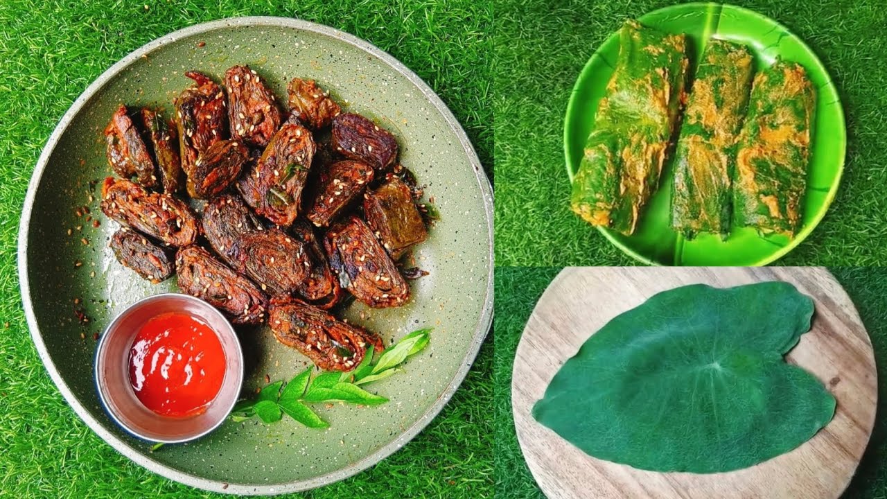 1 बार ऐसे बनाओ 😍 गुजराती पत्रा(पातोडे) | मार्केट जैसा स्वाद घर पर | Alu Vadi | Arbi Patta Pakode 