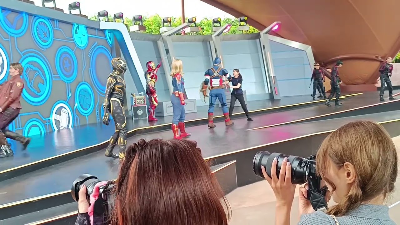 The avengers show #highlights #hongkongdisneyland