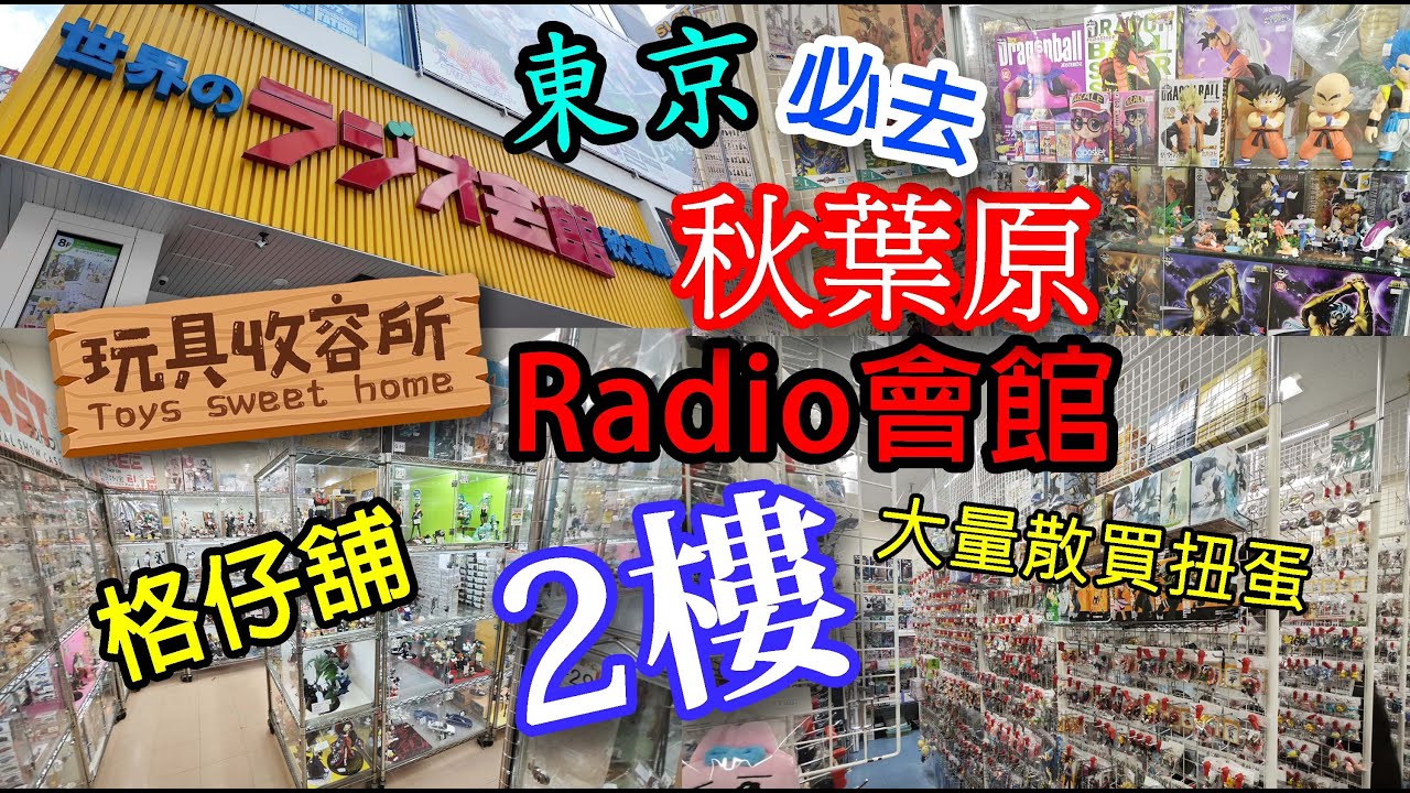 [玩具收容所#094] 日本 東京 秋葉原 必去 秋葉原ラジオ会館 Radio會館 2樓 figure 扭蛋 格仔舖