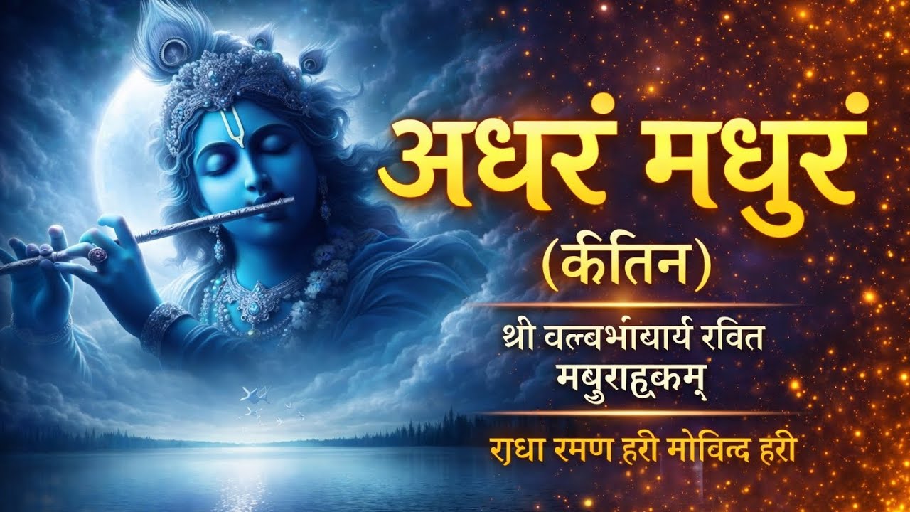 अधरं मधुरं वदनं मधुरं 🪈🪈💫New version #song#trending #video 
