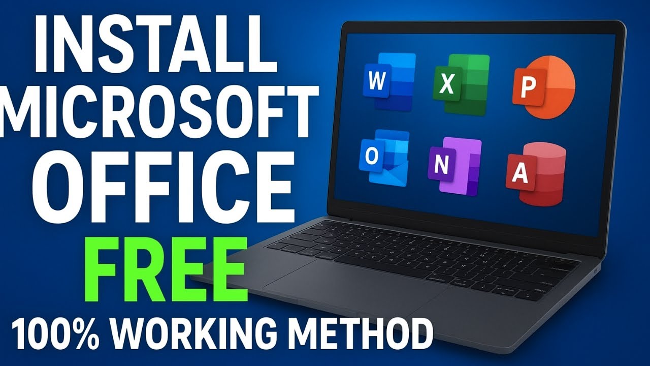 How to Install Microsoft Office Free in 3 minutes 💻 (100% Working Method!)