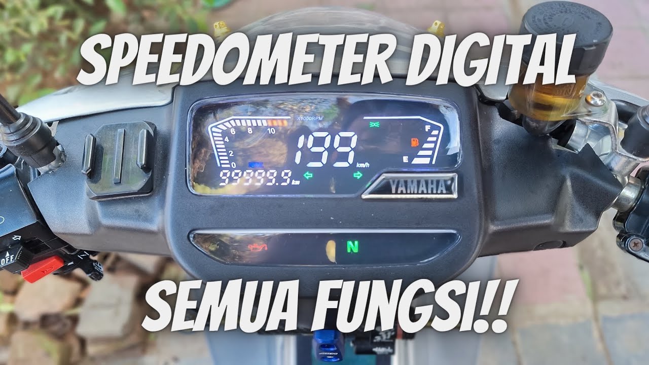 MUDAH!! PASANG SPEEDOMETER DIGITAL PADA MOTOR F1ZR❗️