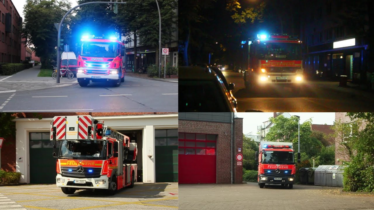 [SEG-H & SEG-T] Einsatzfahrten 》 Feuerwehr & Rettungsdienst Hamburg!