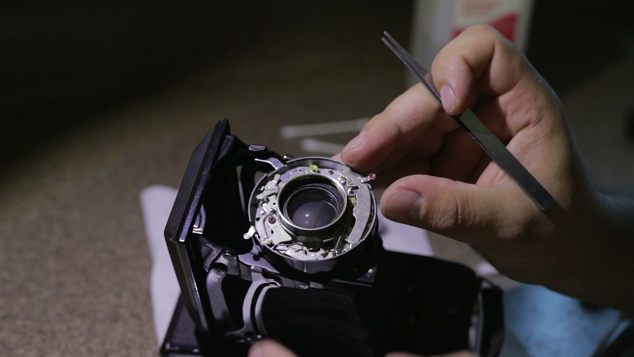 Zeiss Ikon Nettar 516/2 leaf shutter and self timer repair