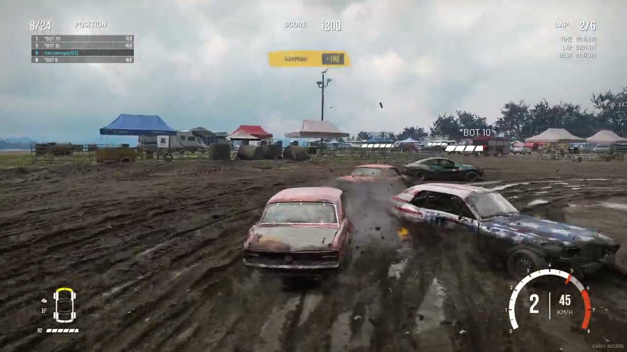 Rocket robbed on Moorfeld Crash in Wreckfest 2