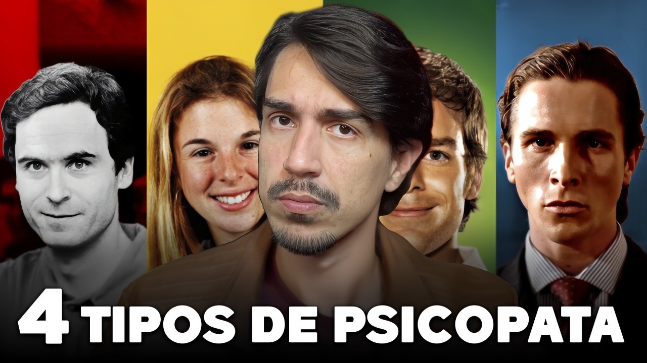 Os 4 TIPOS de PSICOPATAS | Como evitar cada um!