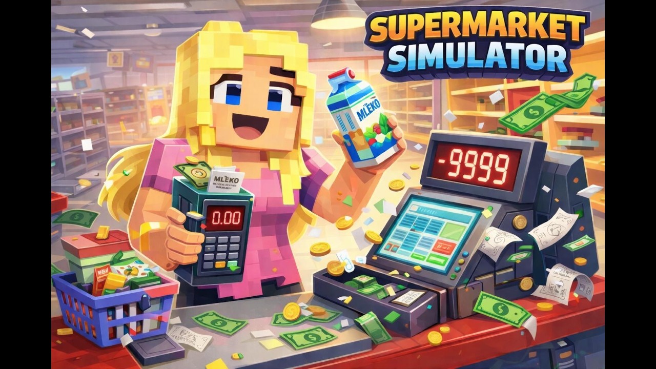 Všichni mají rádi džusíky! | Supermarket simulátor