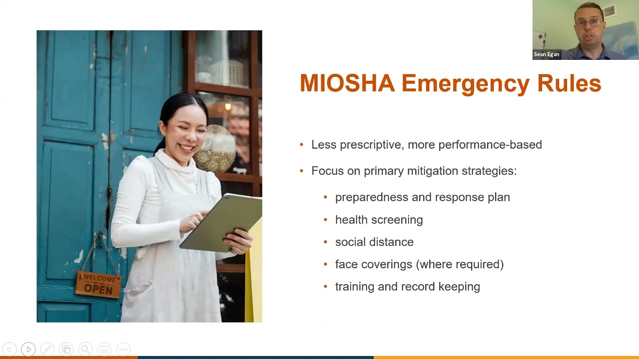 Webinar: MI Vaccination Plan and Workplace Safety