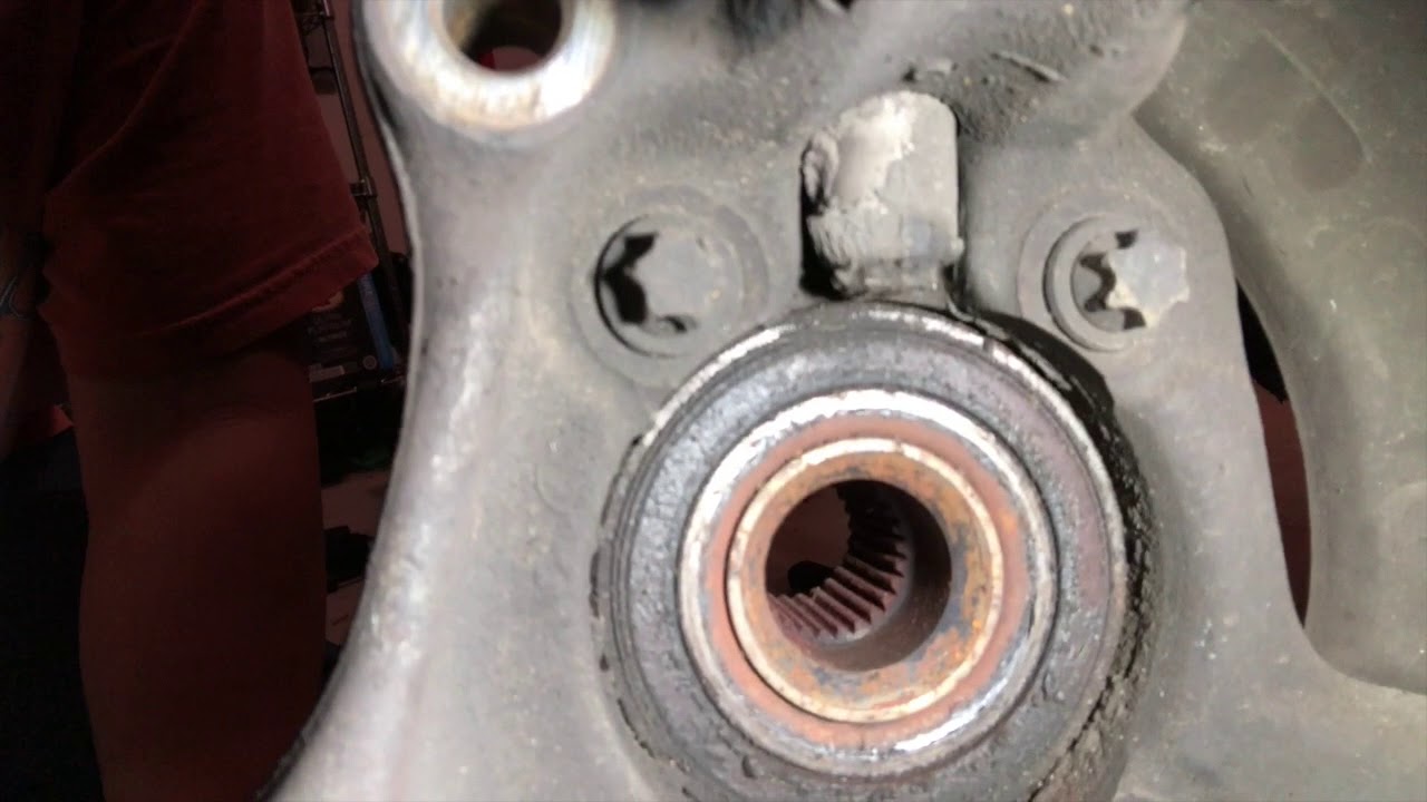 1996 Volvo 850 Turbo:  Replacing a front wheel bearing/hub assembly