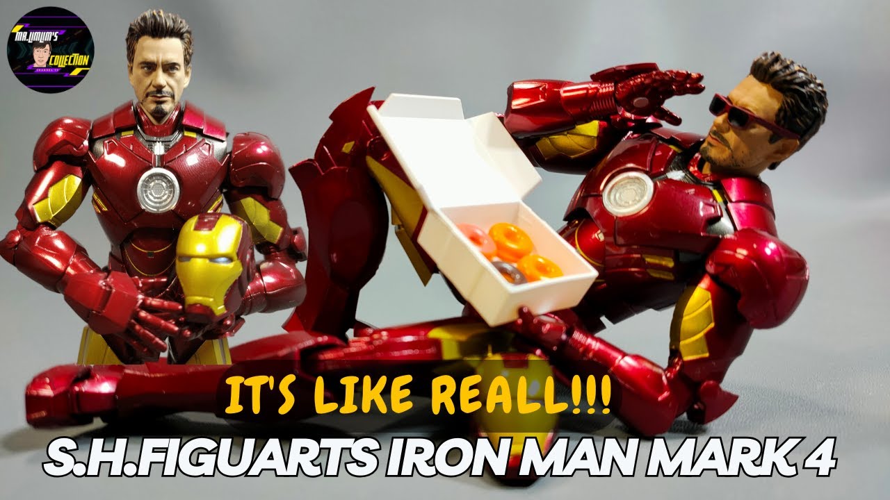 New Asmr Video! Unboxing The S.h Figuarts Iron Man Mark 4 (iv) From Ironman 2