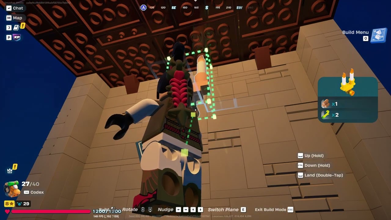 didžiauses iki mažiausios mašinos LEGO FORTNITE