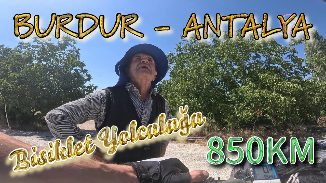 Burdur'dan Yola Çıktık - 850km Bisikletli Kamp Yolculuğu - Giriş Videosu