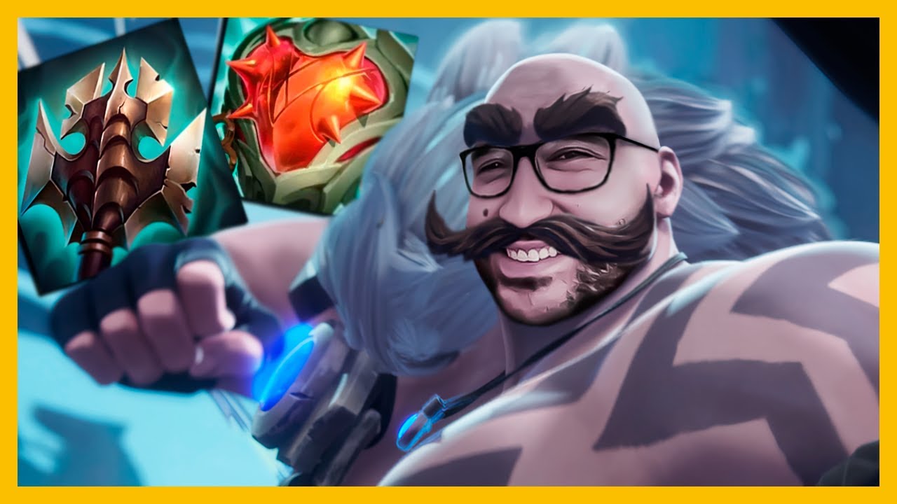 Já que sou APOSENTADO fiz o BRAUM TOP PORRADEIRO!