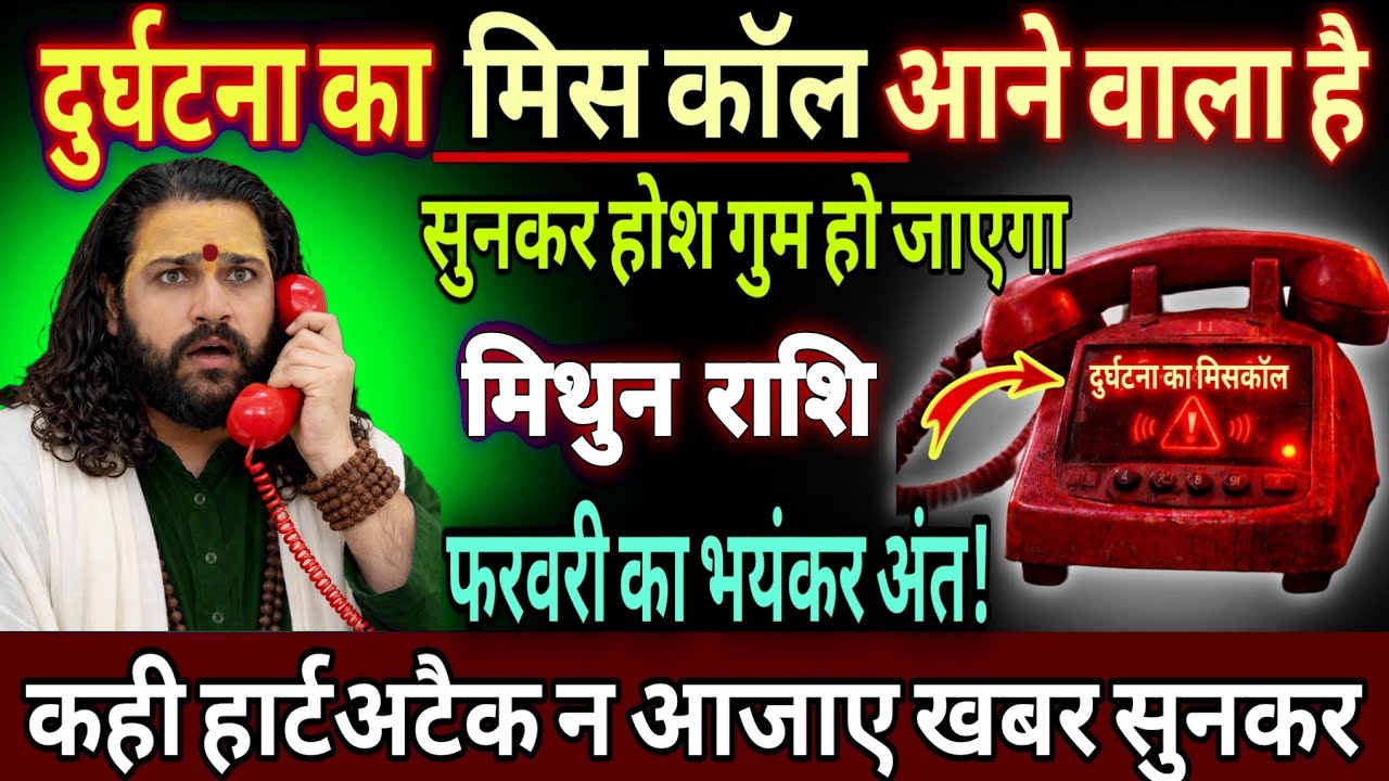 मिथुन राशि, 21,22,23 फरवरी, दुर्घटना का मिस कॉल आने वाला है सुनकर होश गुम हो जाएंगे 
