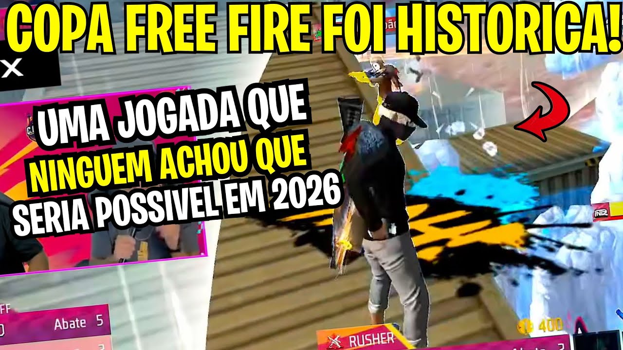 MEU DEUSS! ELE FIZERAM O IMPOSSIVEL QUE NINGUEM ACHOU QUE SERIA POSSIVEL NA COPA FREE FIRE!