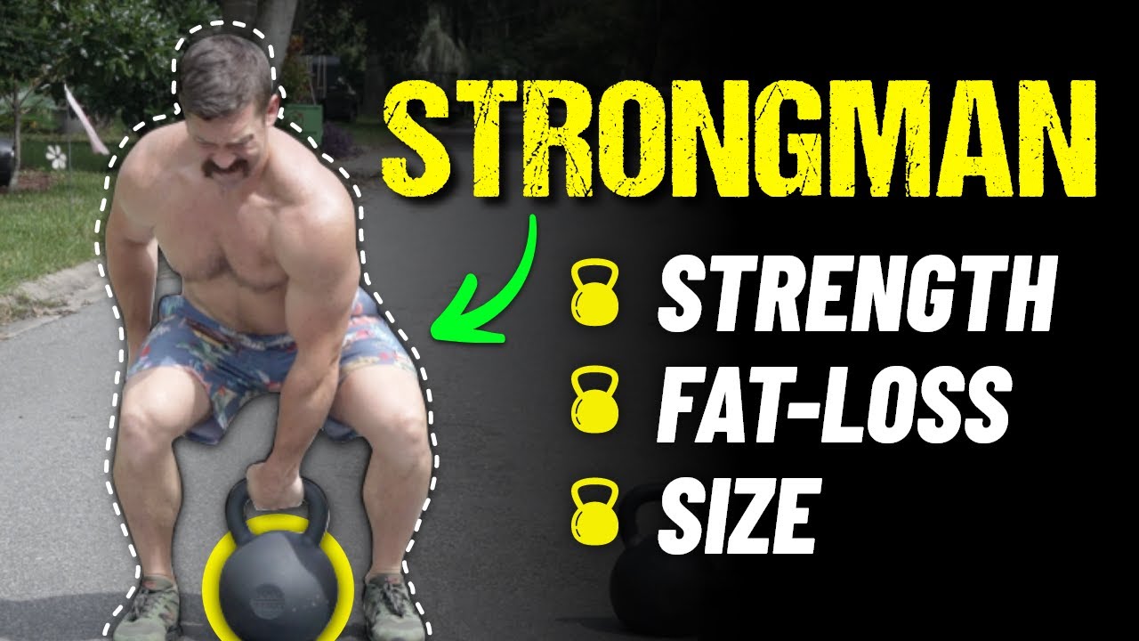 Kettlebell & Sandbag Strongman Routine for EXTREME Strength & Muscle Gains