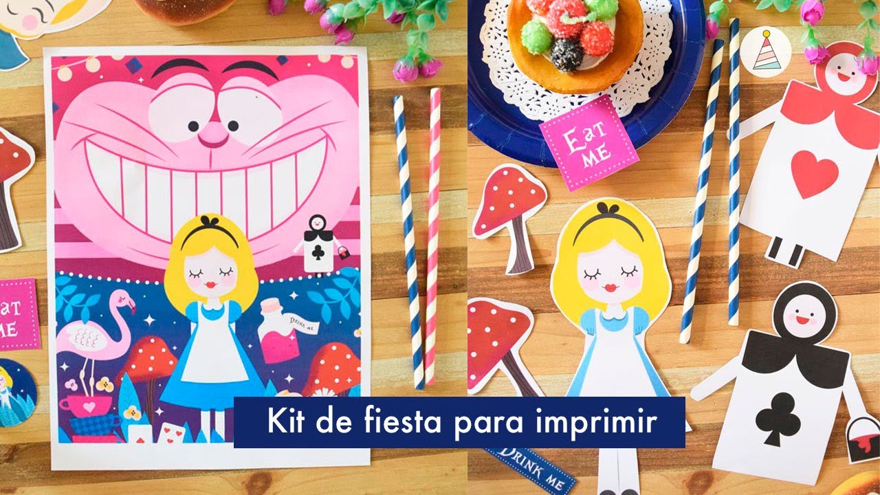 Ideas para decorar fiestas - Alicia en el país de las maravillas