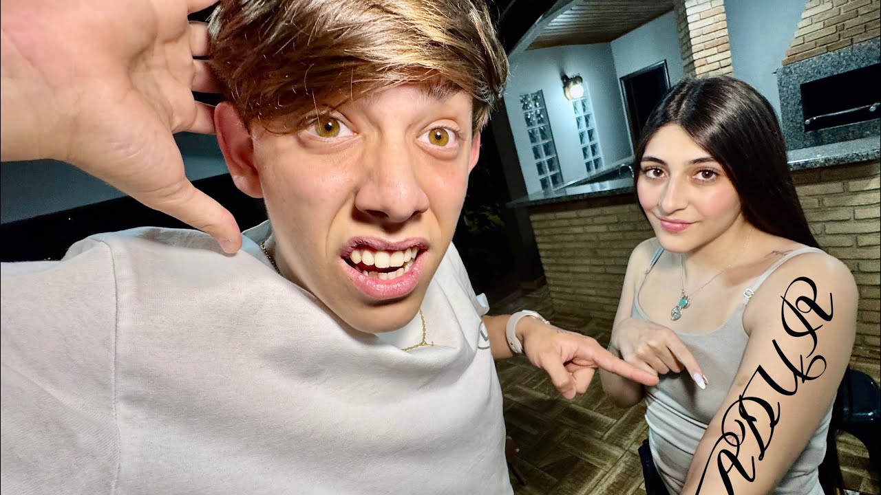 🚨MINHA EX MALUCA FEZ UMA TATUAGEM COM MEU NOME!!!🤯