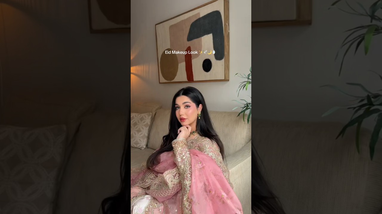 Soft Pink Eid Glam Inspo✨️🌸 #eidlook #makeup #eidmakeup #eid2025 #pakistani #pakistanioutfit #fyp