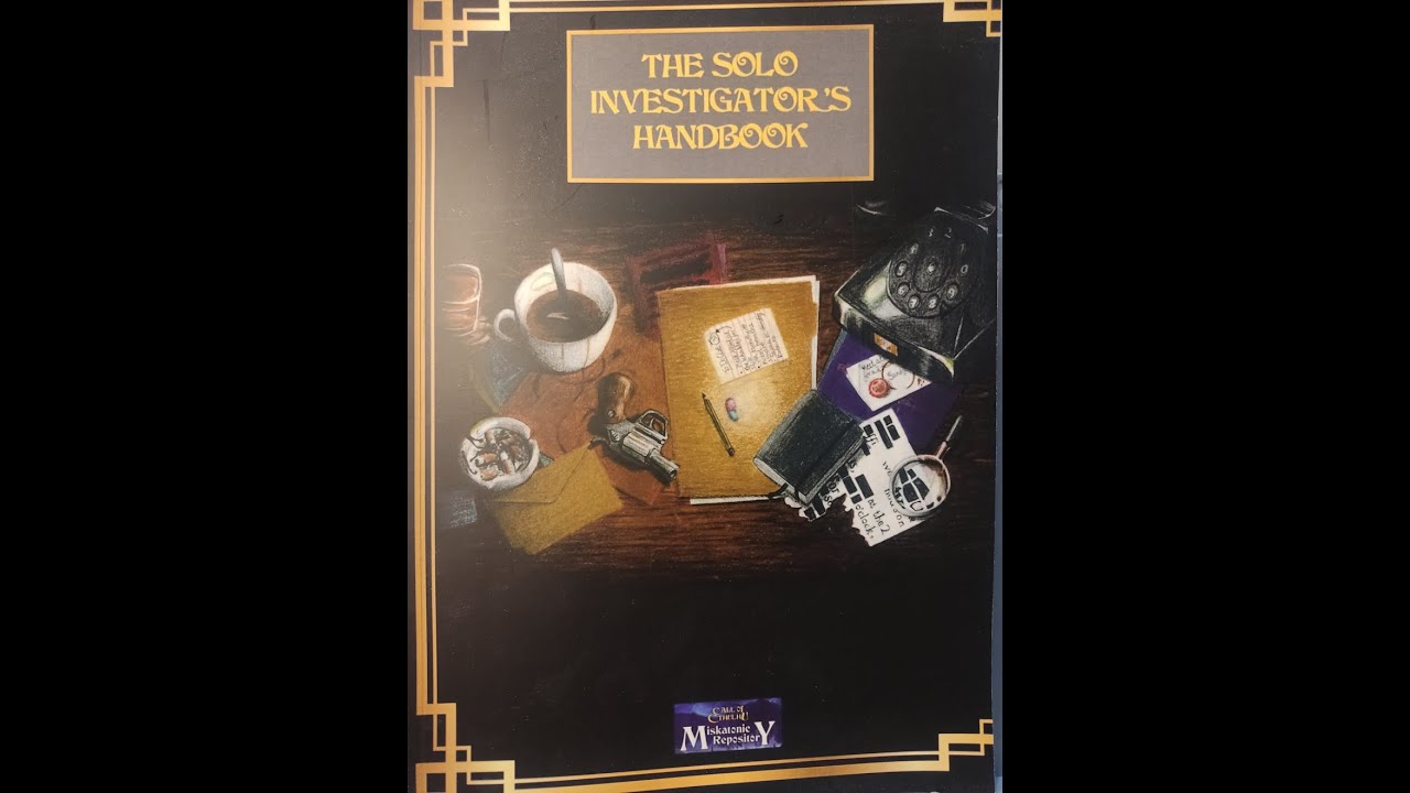 The Solo Investigators Handbook - La ayuda para jugar en solitario