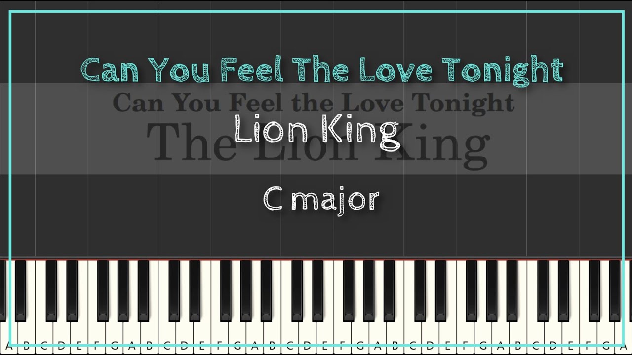 Lion King | Can You Feel The Love Tonight | Easy Piano Tutorial | always C major