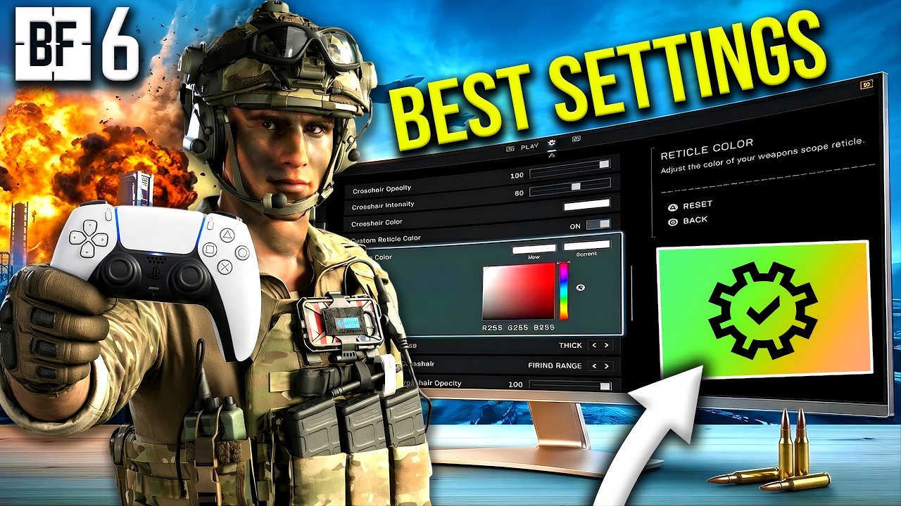 ЛУЧШИЕ новые настройки для Battlefield 6, 5 сезон! (PS5/XBOX/PC)