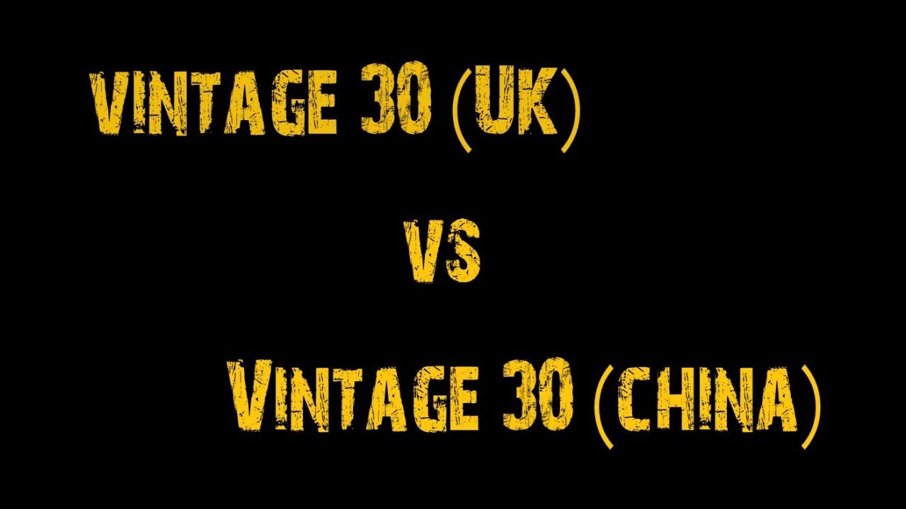 BouGear - Celestion Vintage 30 - UK vs China