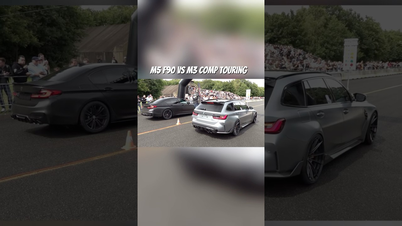 M5 F90 vs M3 Comp Touring #youtubeshorts #race
