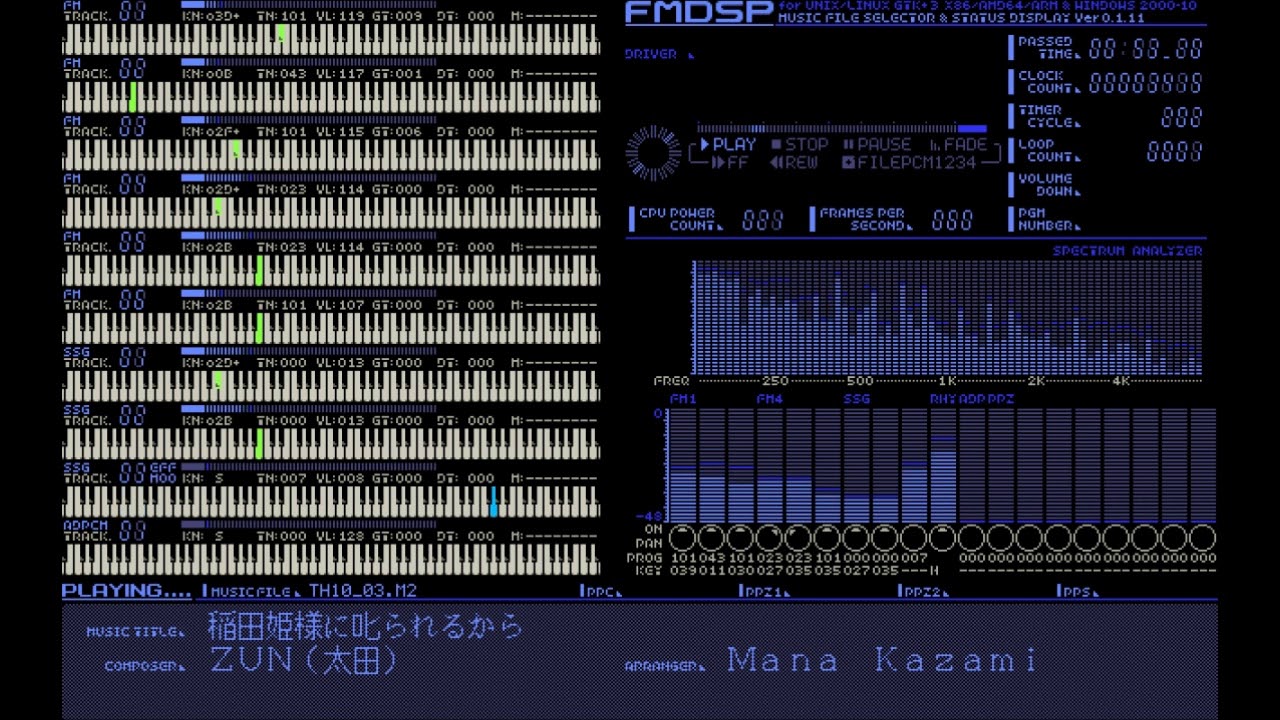 [PC-98 ZUN-Style Arrange] Because Princess Inada is Scolding Me