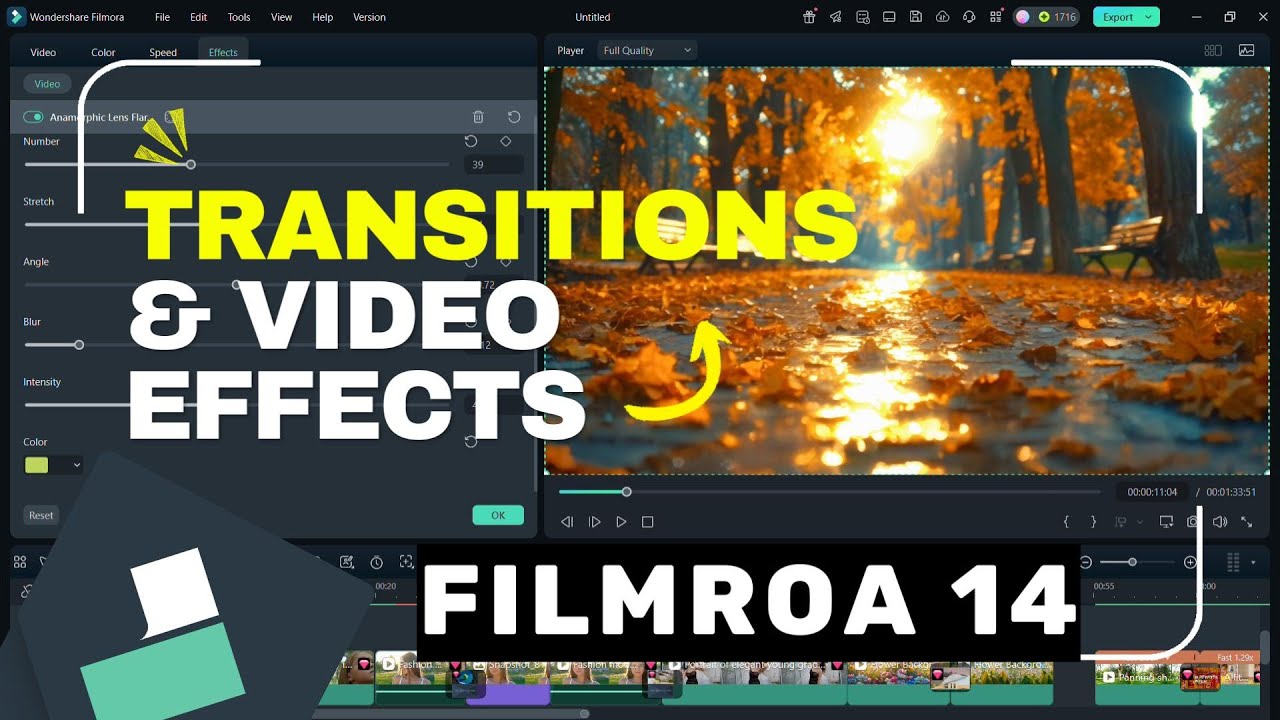 5 Most Trending Transitions & Video Effects in Filmora 14 Editor!
