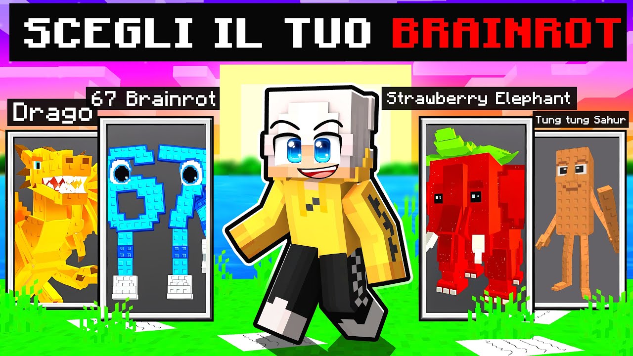 Minecraft MA PUOI SCEGLIERE il TUO BRAINROT!