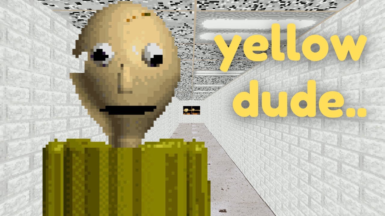 Этот мод Baldi ОЧЕНЬ... Желтый?