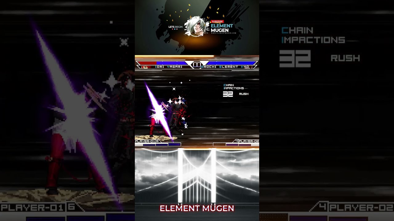[KOF Mugen] Orochi Element Kyo Combo Part 1 
