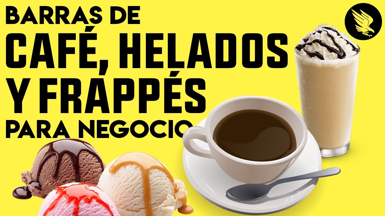Barra de Café, Helados y Frappés Para Negocios