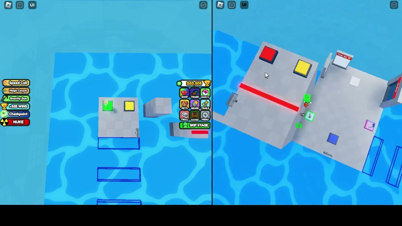 Roblox Teamwork Puzzles 2: How to do Split in normal way
