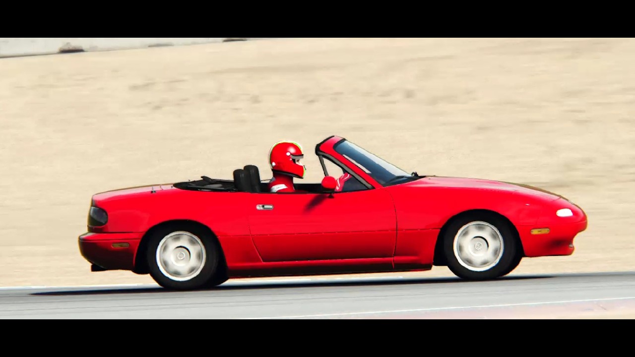 Mazda Miata NA at Laguna Seca