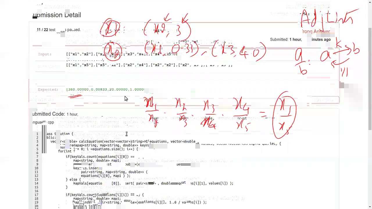 Evaluate Division - LeetCode Problem - 27th September LeetCoding Challenge