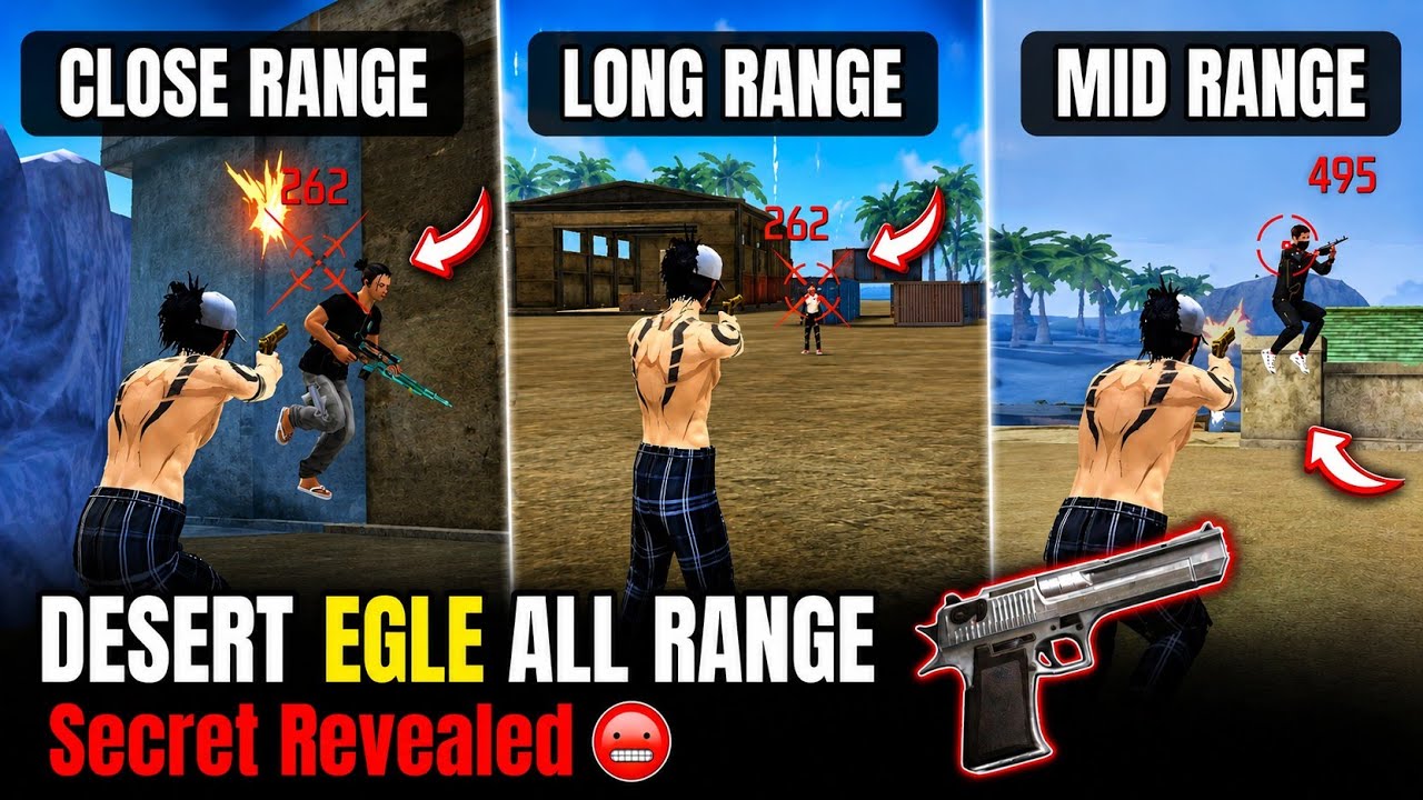 Free Fire One Tap Mechanism Exposed 😱 [PART 2] Master Desert Eagle One Tap ✅
