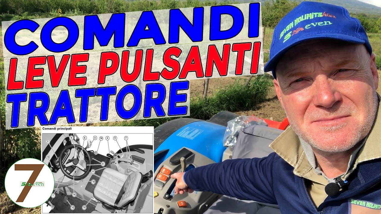Comandi Leve Pulsanti Trattore Landini Rex4