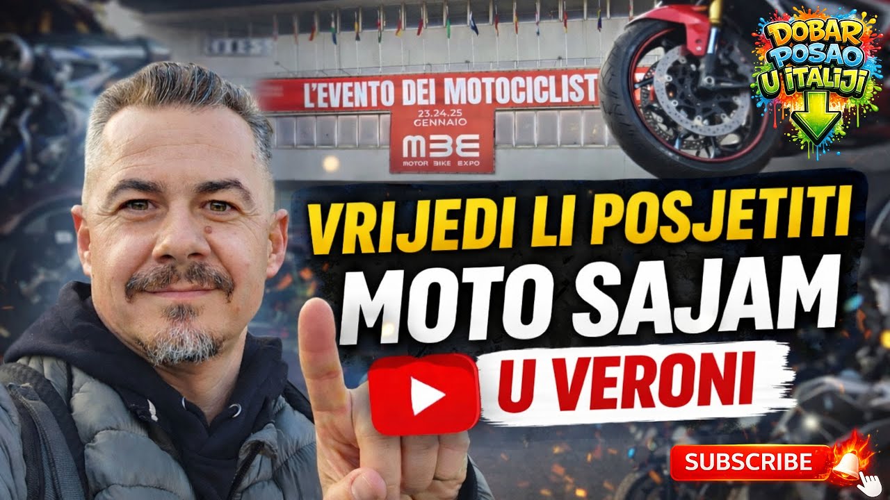 VRIJEDI LI POSJETITI MOTO SAJAM U VERONI? | Motor Bike Expo Experience