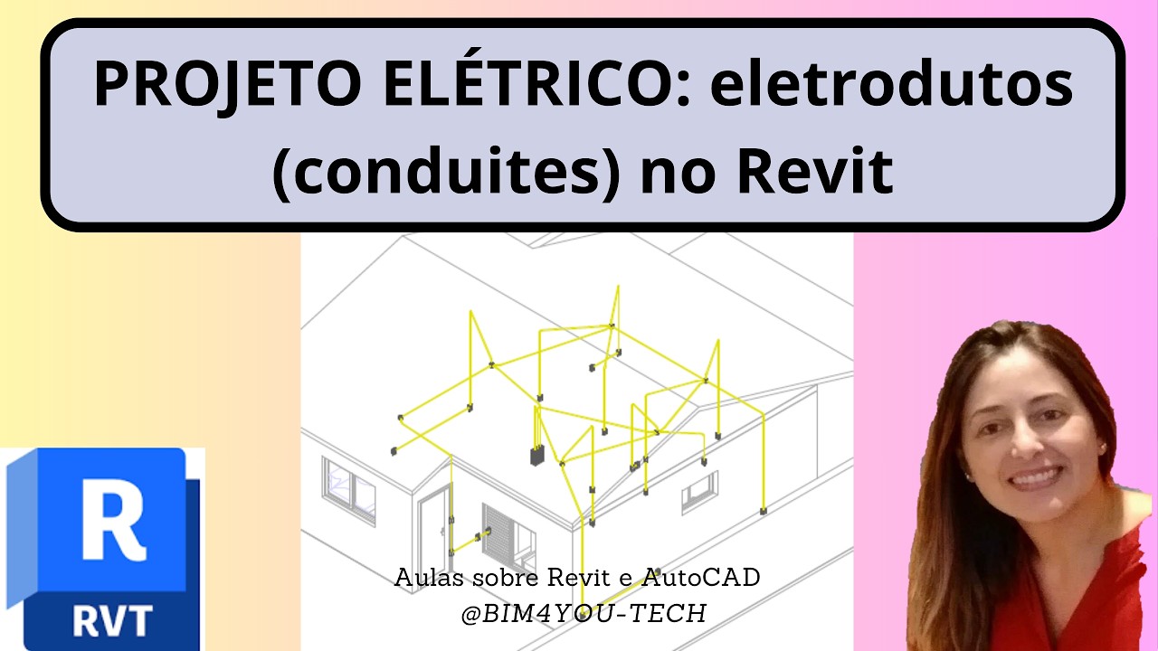 PROJETO ELÉTRICO - Modelagem de eletrodutos conduites no Revit