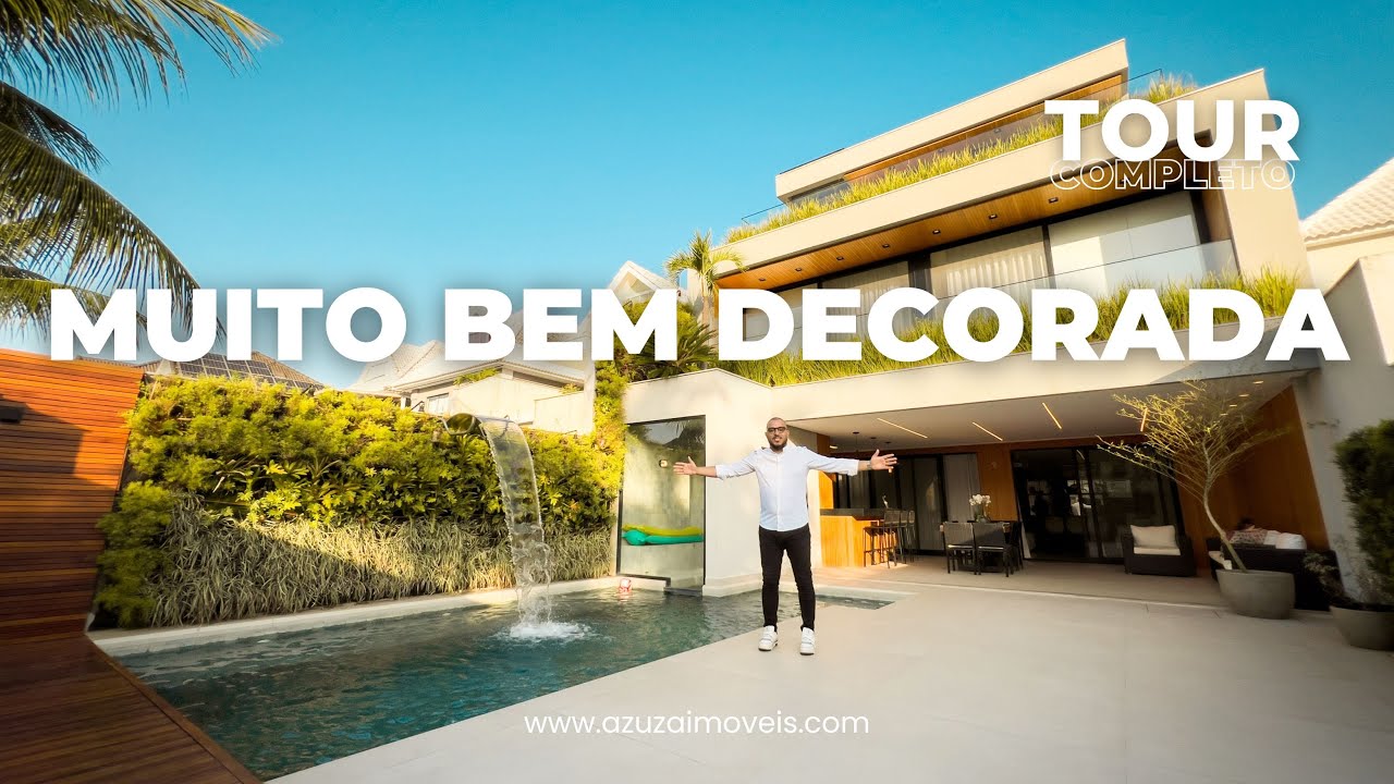 SÓ ENTRAR E MORAR | Casa à venda no Condomínio Blue Houses na Barra da Tijuca | Azuza Imóveis