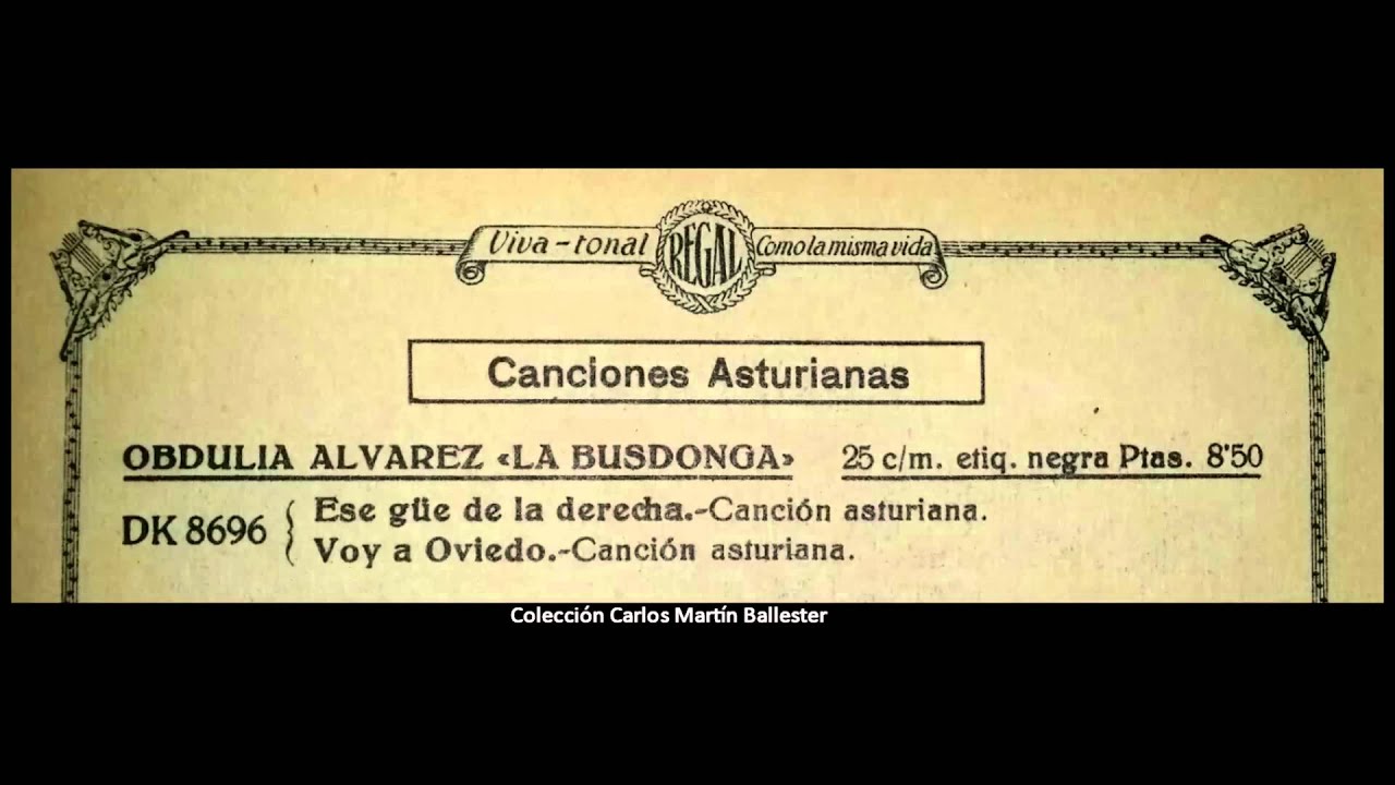 Obdulia Álvarez La Busdonga canta 