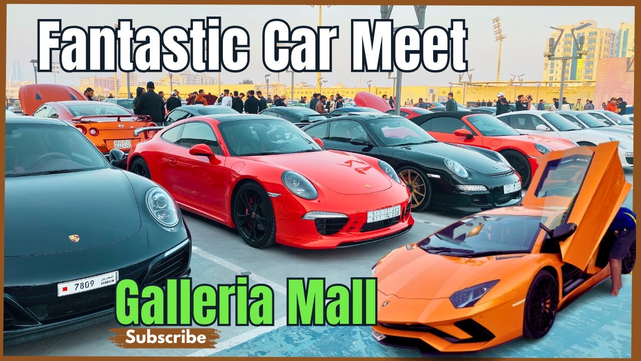 Sports Car Show at Galleria Mall Zinj, Bahrain – Skylot Exhibit Highlights!