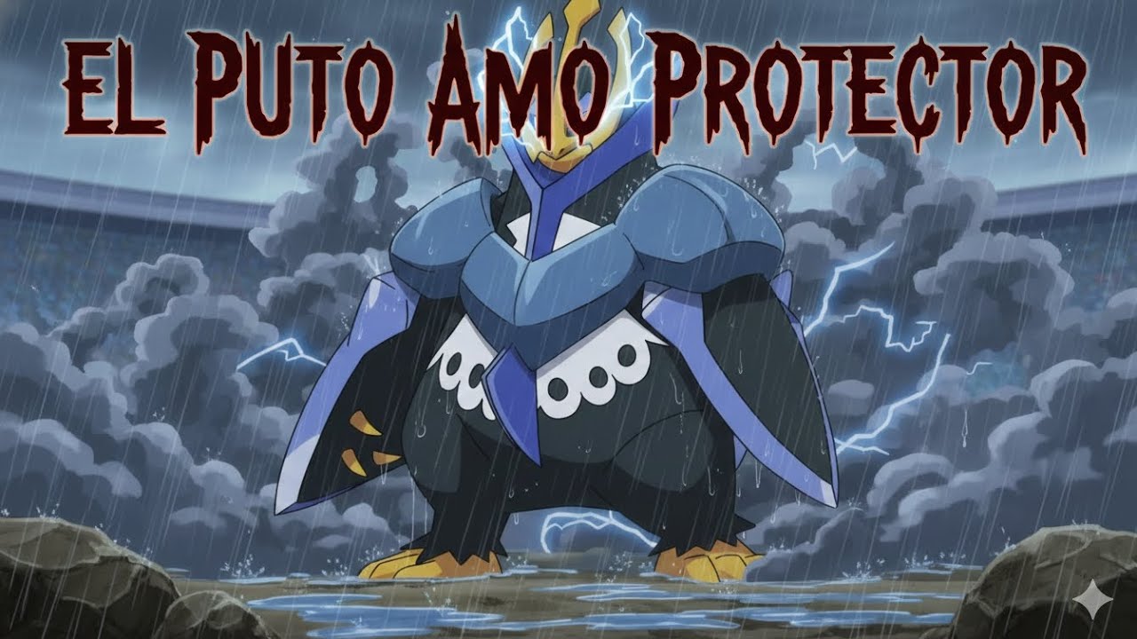 El putisimo amo de la lluvia... una barbaridad lo que aguanta, que grande empoleon
